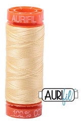 Aurifil Mako 50wt Cotton 200 m 220 yd. spool - 2105 Champagne